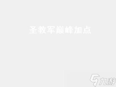 圣教军巅峰加点（暗黑破坏神圣教军巅峰加点）