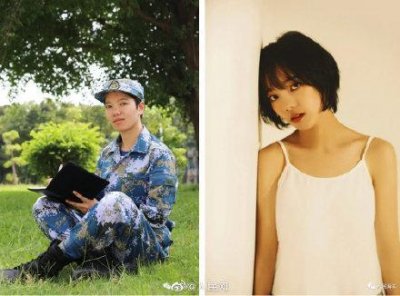 ​海军女兵入伍前后对比图