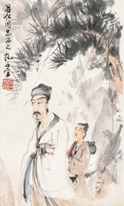 ​中国画傅抱石人物欣赏