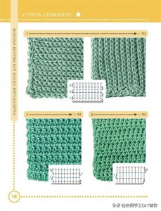 ​「钩编图解」256个最新的钩针编织图案，织服装配饰用的到