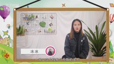 一元二次方程根与系数的关系例题视频 一元二次方程根与系数的关系例题讲解