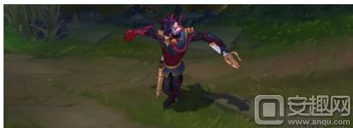 lol烬皮肤腥红之月西部牛仔(LOL腥红之月烬皮肤游戏效果展示图)(2)