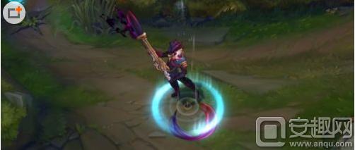 lol烬皮肤腥红之月西部牛仔(LOL腥红之月烬皮肤游戏效果展示图)(4)