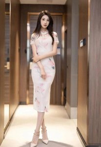 ​火辣旗袍秀身材，长腿高跟超诱惑！一秒变身性感女神，惊艳全场！