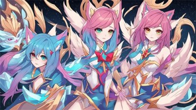 ​动漫可爱风的英雄联盟LOL阿狸壁纸美图，你一定没见过