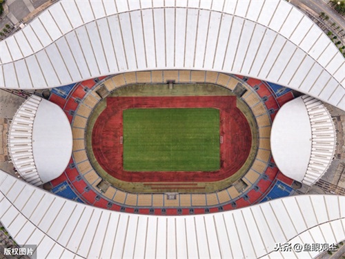 广西南宁：航拍广西体育中心