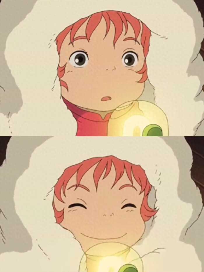 壁纸｜第八弹——悬崖上的金鱼姬，波妞喜欢宗介