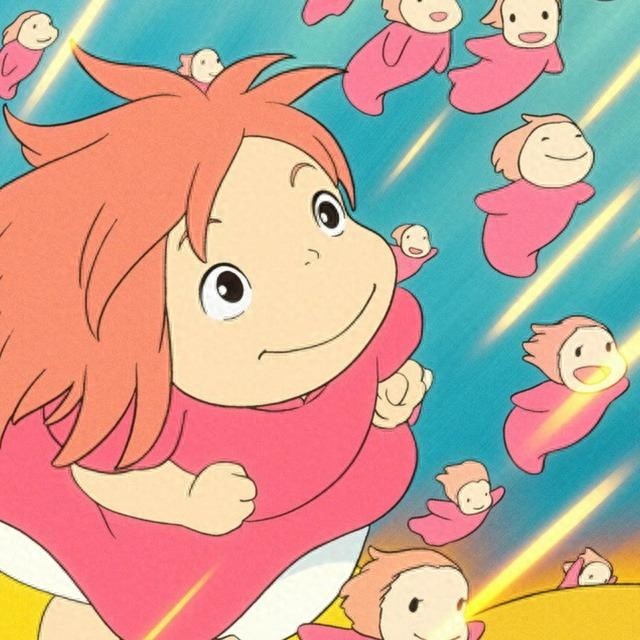 壁纸｜第八弹——悬崖上的金鱼姬，波妞喜欢宗介