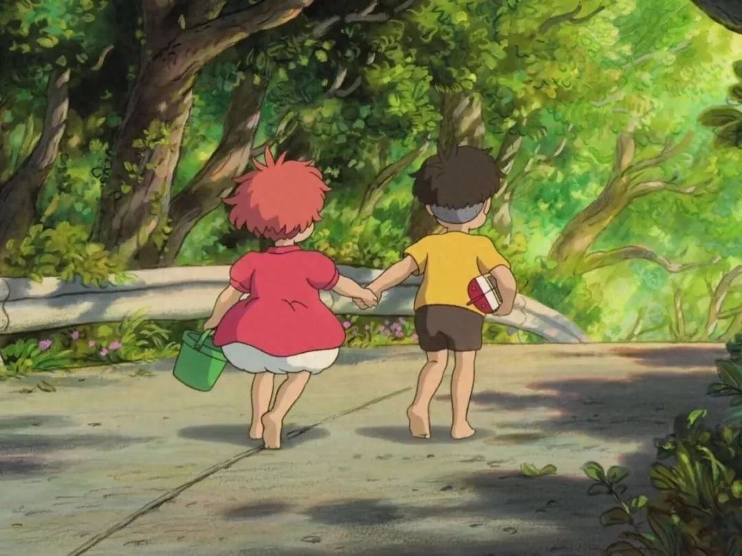 壁纸｜第八弹——悬崖上的金鱼姬，波妞喜欢宗介