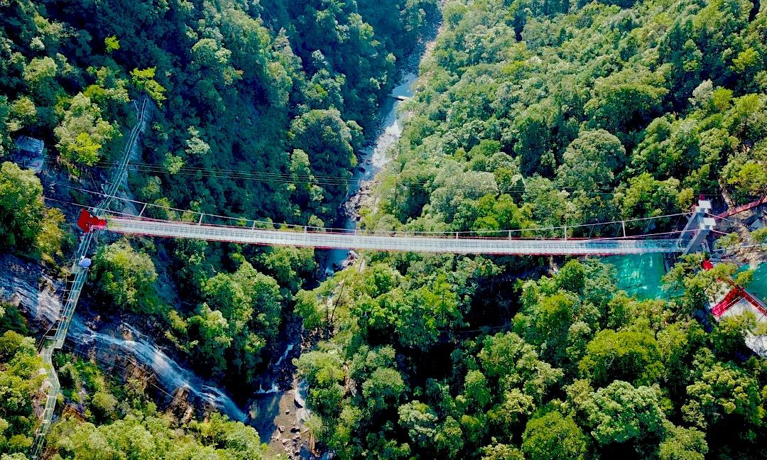 喜报！郴州首座玻璃桥建成，就在汝城九龙江国家森林公园