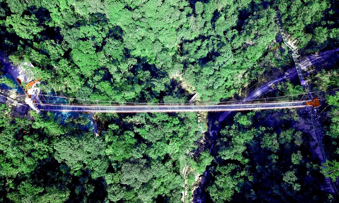 喜报！郴州首座玻璃桥建成，就在汝城九龙江国家森林公园