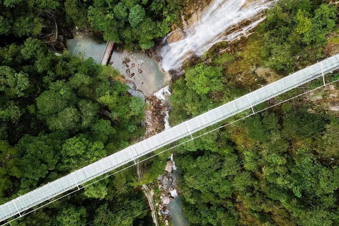喜报！郴州首座玻璃桥建成，就在汝城九龙江国家森林公园