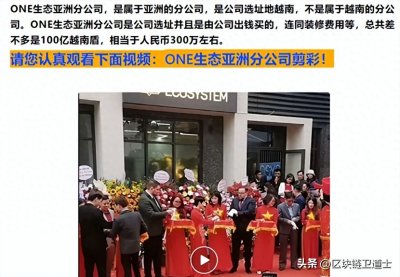 ​维卡币ONE，官方定性的网络传销