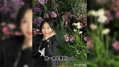 ​杨紫在泰国的一家商场亮相