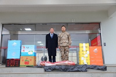​贵州文祥和平国际贸易集团前往解放军某部队开展“春节”慰问