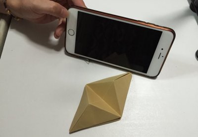 ​纸在乎你 手工折纸：手机支架视频图解教程