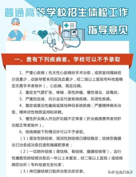 高考体检受限1和2哪些专业不能报（高考体检结果报考专业建议）(4)