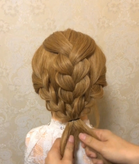 自己怎么编麻花辫,怎么自己编麻花辫儿图6