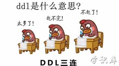 ddl是什么意思 解释ddl的中文含义