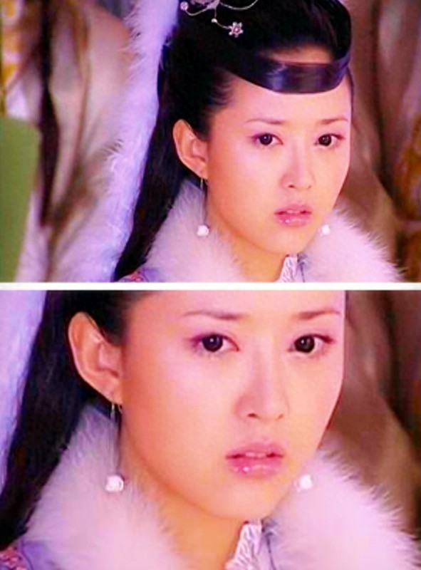 颜丹晨一款经典古装扮相，幸好没错过如此美丽的嫦娥