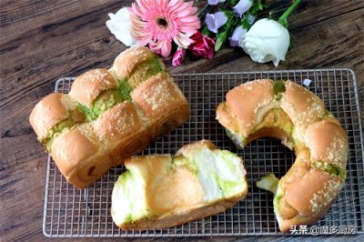 详细步骤教你在家做面包，暄软醇香久放不硬，比买的还好吃